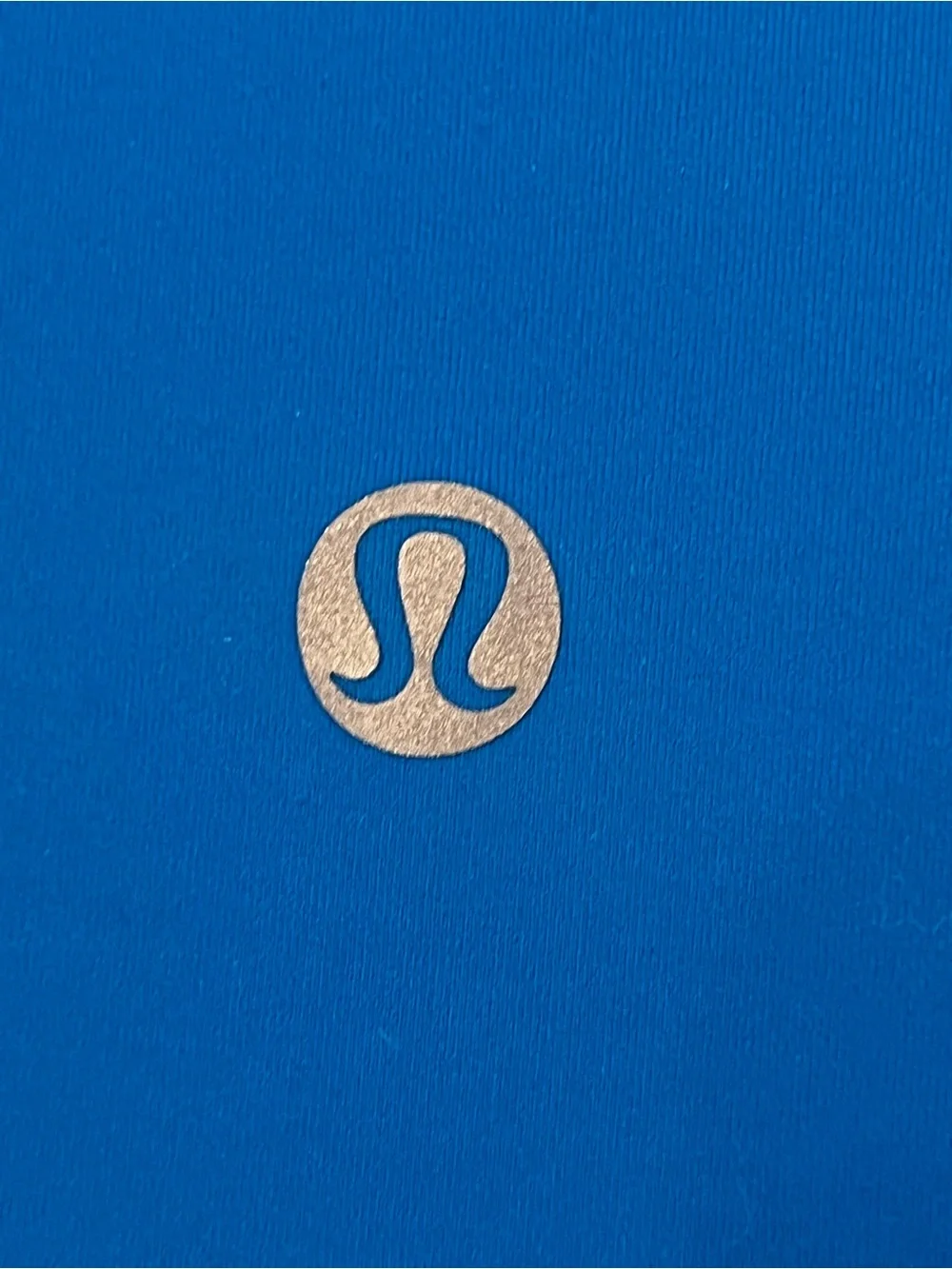 lululemon athletica Bright Blue High-Rise Leggings with Pink Side Logo